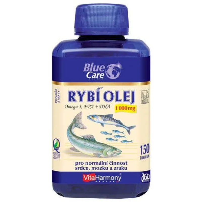 VitaHarmony Rybí olej Omega 3 1000 mg 150 kapsúl