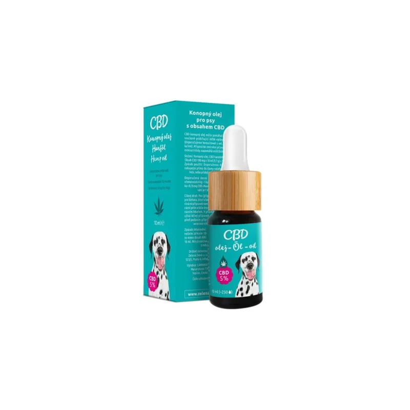 CBD kvapky pre psov 5%, 10 ml