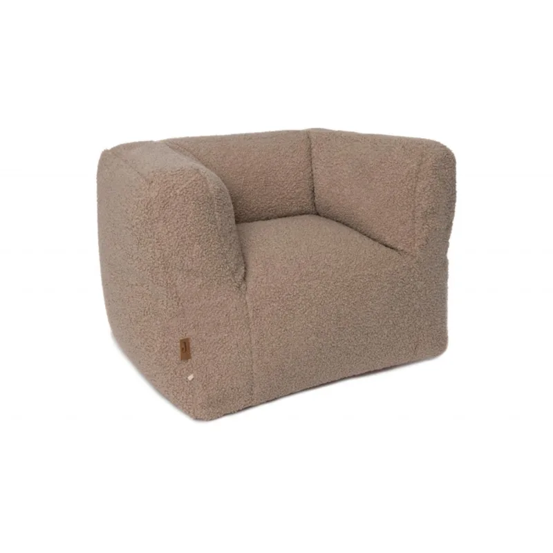 Jollein Křeslo dětské Beanbag Teddy Warm Sand