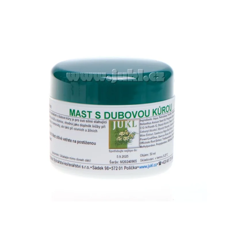 Jukl mast s dubovou kůrou 50 ml
