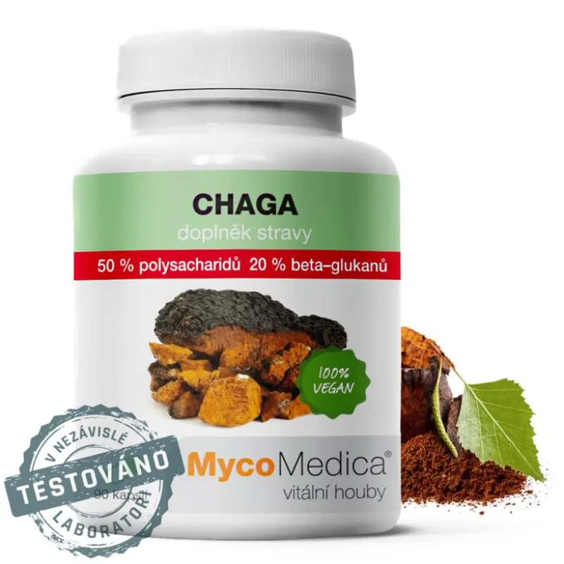 MycoMedica Chaga 50% 90 kapsúl