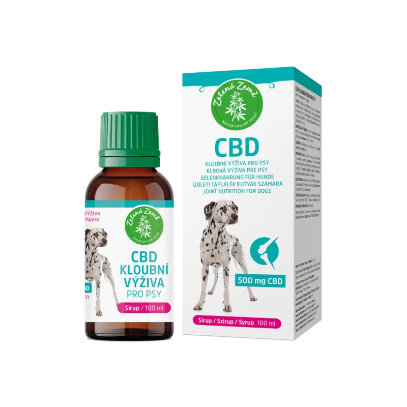 CBD kĺbová výživa pre psov – sirup (100 ml)