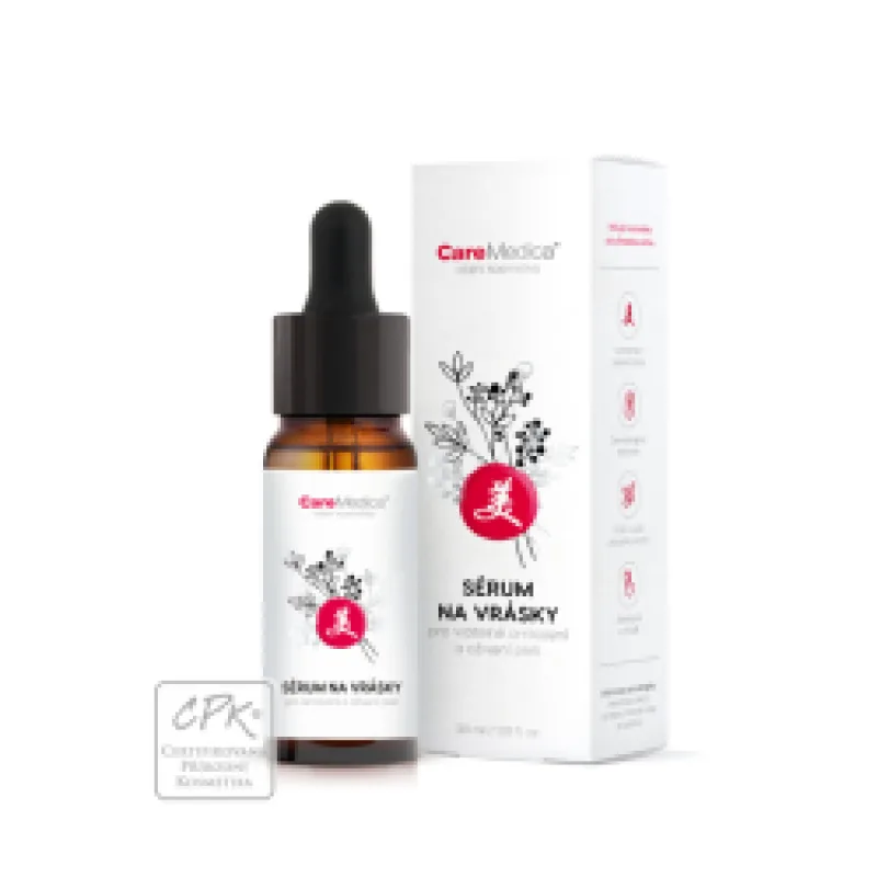 CareMedica Wrinkle Serum | REISHI + SHIITAKE + EFFECTIVE NATURAL INGREDIENTS | 30 ml