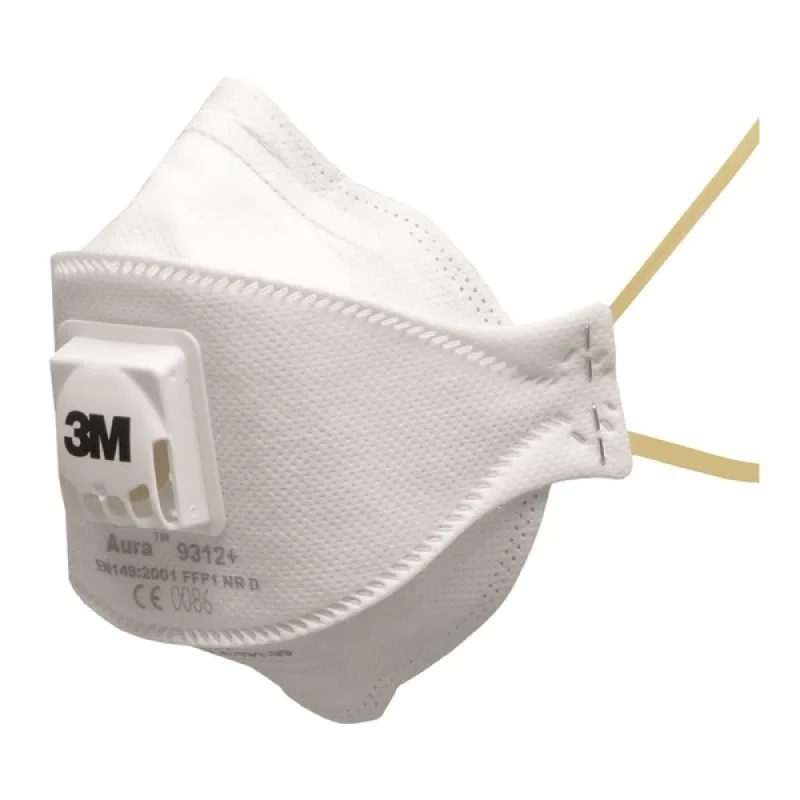 Filtračná polomaska 3M 9312, skladacia, s výdychovým ventilom