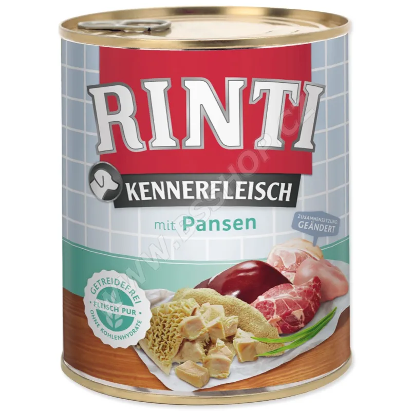 Konzerva RINTI Kennerfleisch žaludky 800g