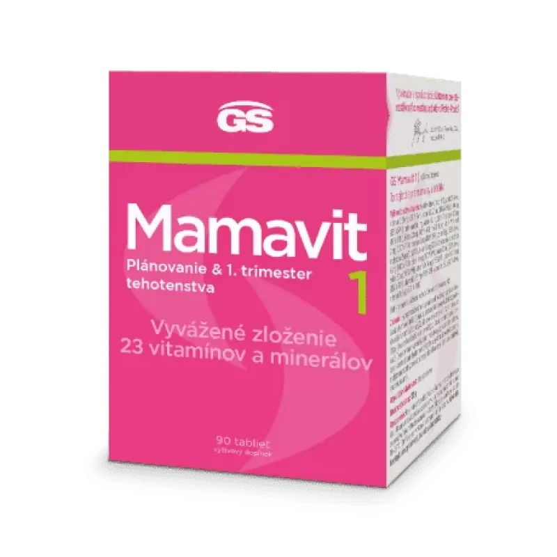 GS Mamavit 1 Plánovanie a 1. trimester 90 tabliet