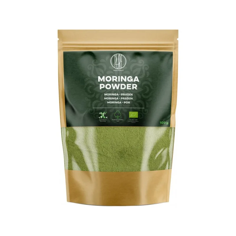 MORINGA BIO prášek 100 g BRAINMAX