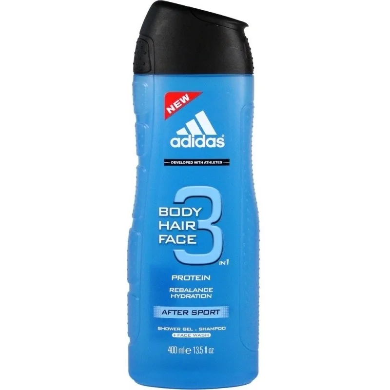 Adidas After Sport 3in1 sprchový gél pre mužov 400 ml