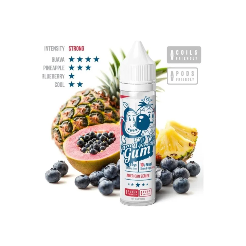 Příchuť Adam´s Vape S&V 10ml Guava Pineapple Gum