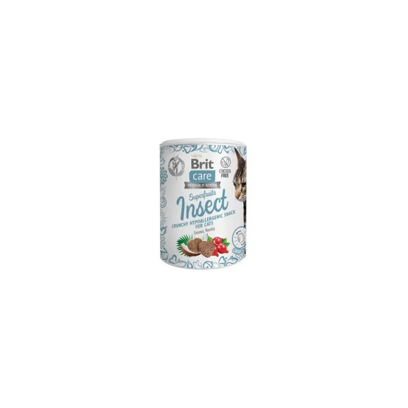 Brit Care Cat Snack Superfruits Insect 100g