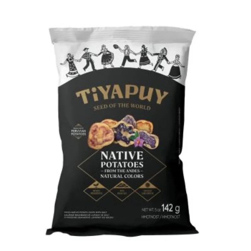 Brambůrky Natural se solí Nutricius TIYAPUY, 142 g