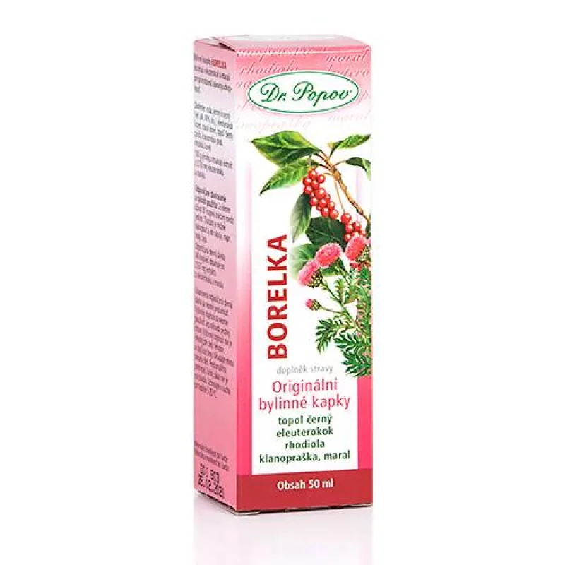 Dr. Popov Borelka  bylinné kvapky  50 ml