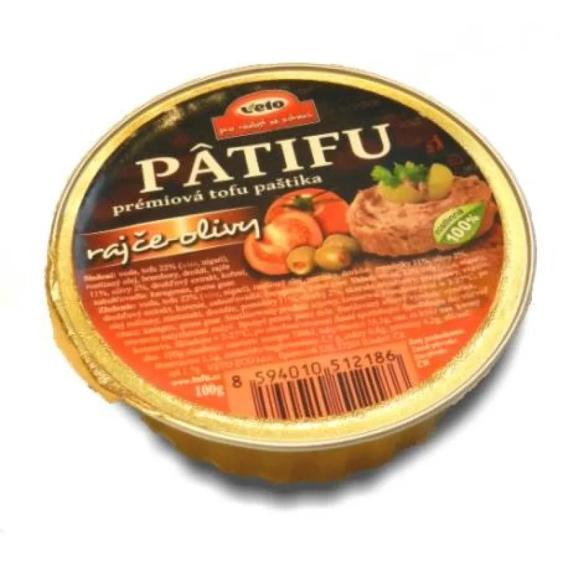 Veto Eco Paštéta PATIFU paradajka a olivy 100 g