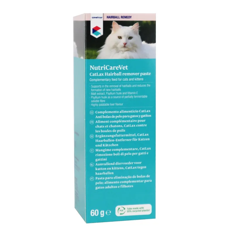 Pasta laxativní CatLax hairball remov. NutriCareVet 60g