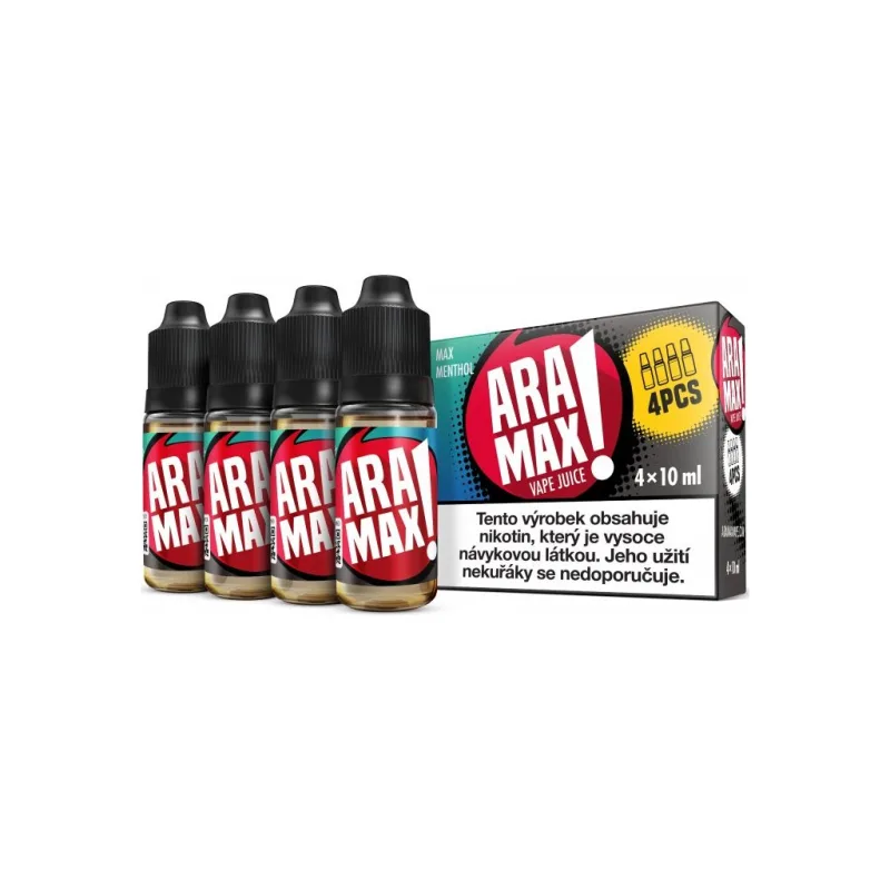 Liquid ARAMAX Max Menthol 4x10ml 18mg