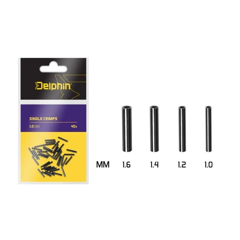 Delphin Single CRIMPS /40ks