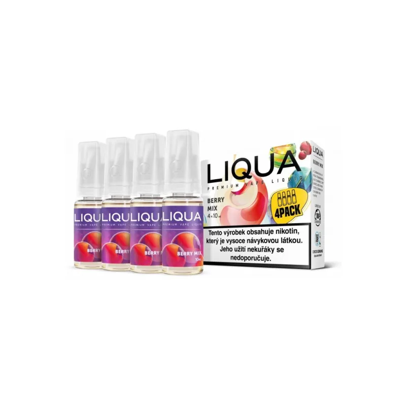 Liqua 4x10ml Berry Mix 6mg - PO EXPIRACI