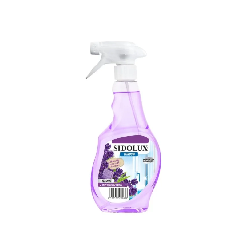 SIDOLUX na okná a zrkadlá s NANO technológiou Marseillské mydlo s levanduľou - 500ml - Tvoja drogéria