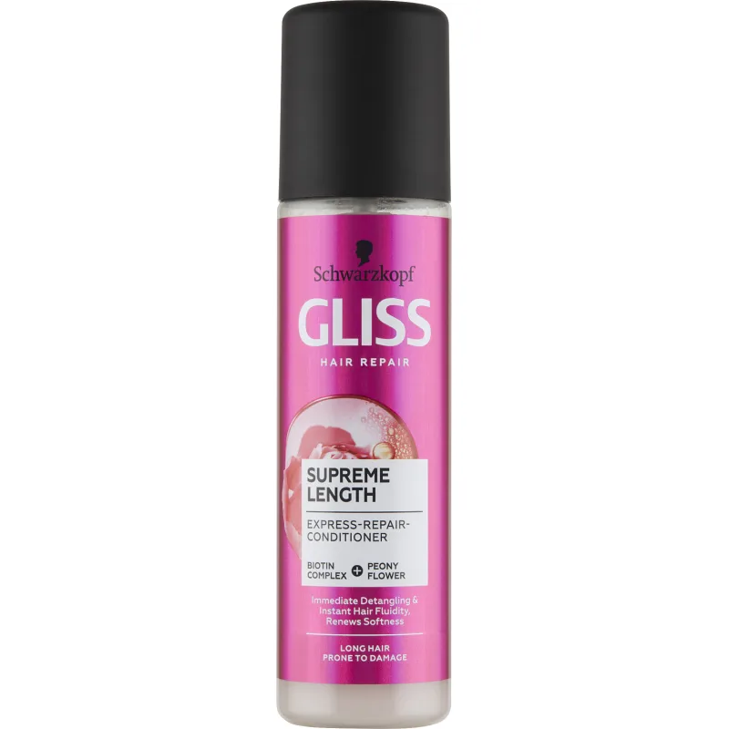 Gliss regenerační expres balzám Supreme Length pro dlouhé vlasy, 200 ml