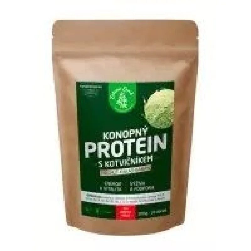 Green Earth Hanfprotein mit Kakao-/Bananengeschmacksanker. Zur Unterstützung von Energie und Vitalität – ideal für Männer.