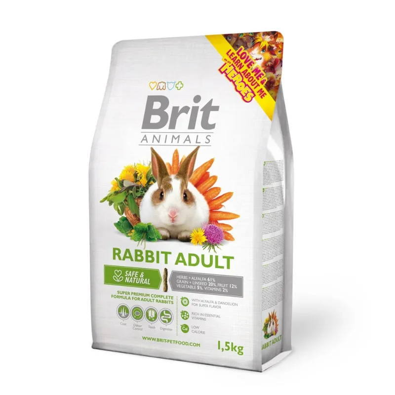 BRIT Animals Rabbit Adult Complete 1,5 kg