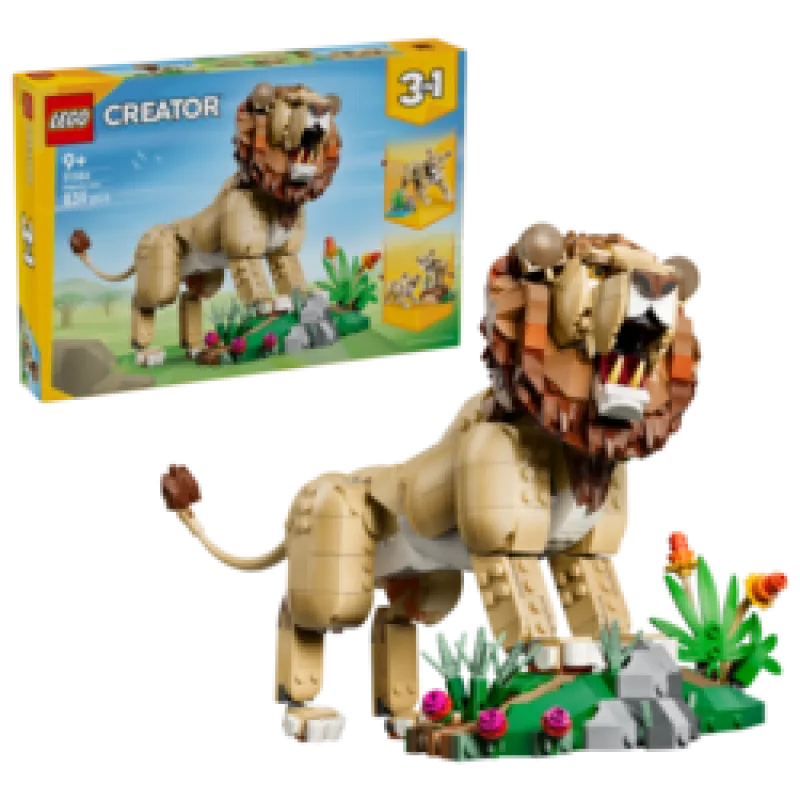 LEGO® Creator 3 v 1 31386 Divoká zvířata: Majestátní lev