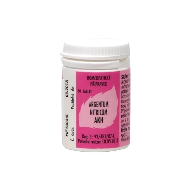 Argentum nitricum AKH C56-C211-C313 60 tablet