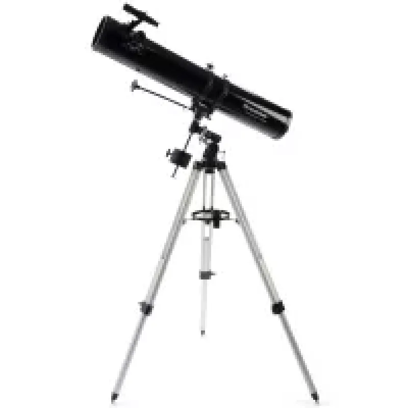 Dalekohled Celestron PowerSeeker 114 EQ + motor, adaptér pro smartphone (#22037)