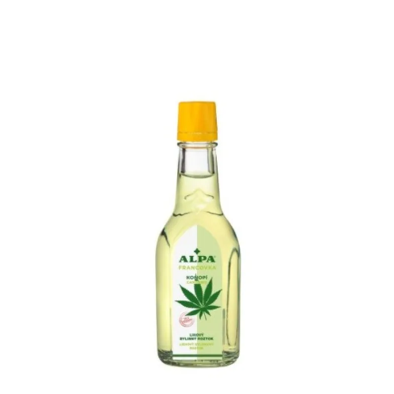 Alpa francovka - Konope bylinný masážny roztok 60ml - Tvoja drogéria