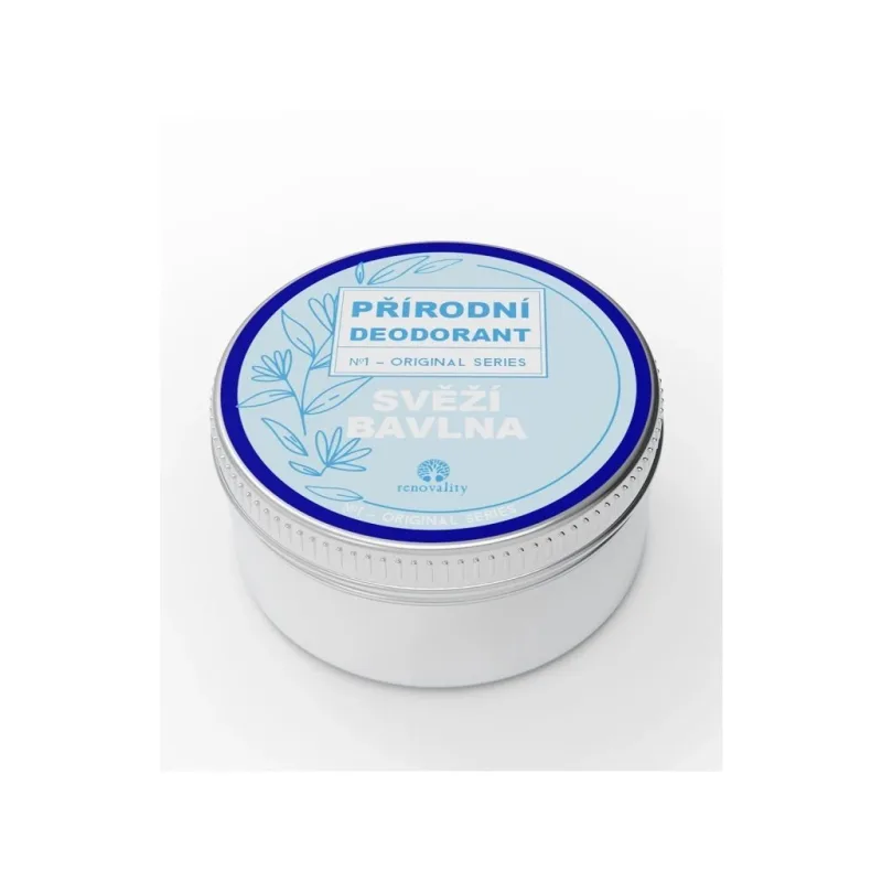 Přírodní tuhý deodorant – Svěží bavlna 50 ml RENOVALITY