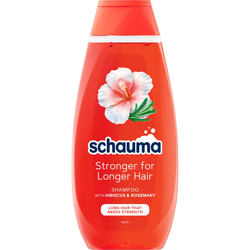 Schauma šampon Stronger for Longer Hair pro dlouhé vlasy s ibiškem a rozmarýnem 400ml