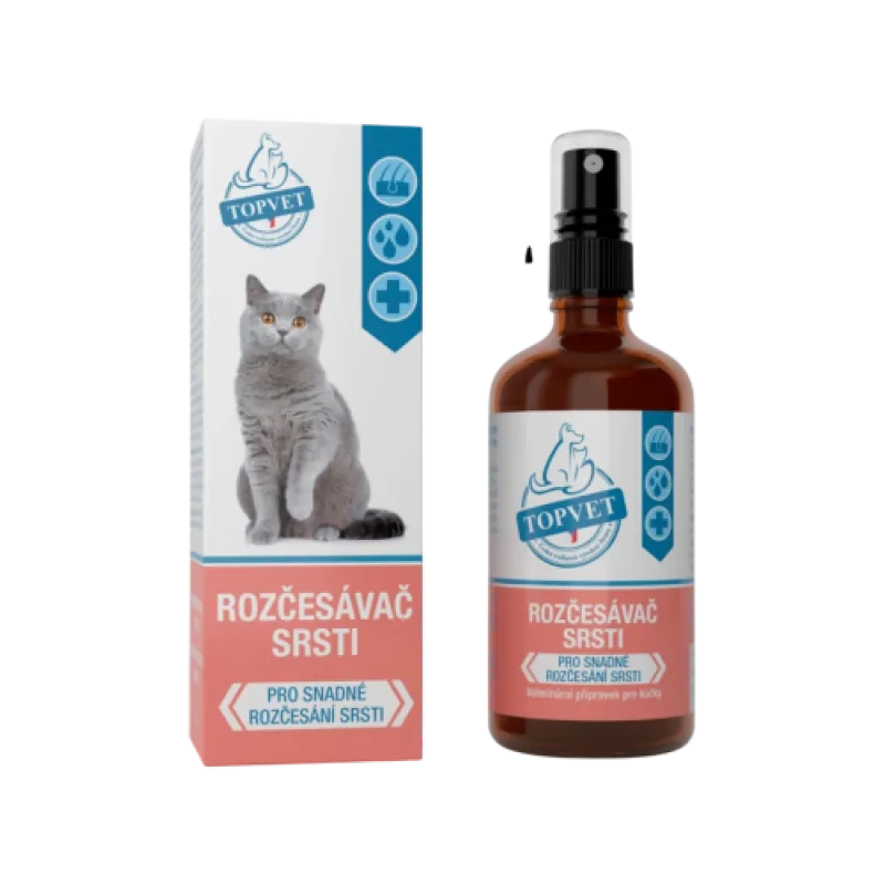 Rozčesávač srsti pre mačky 100 ml - Green idea