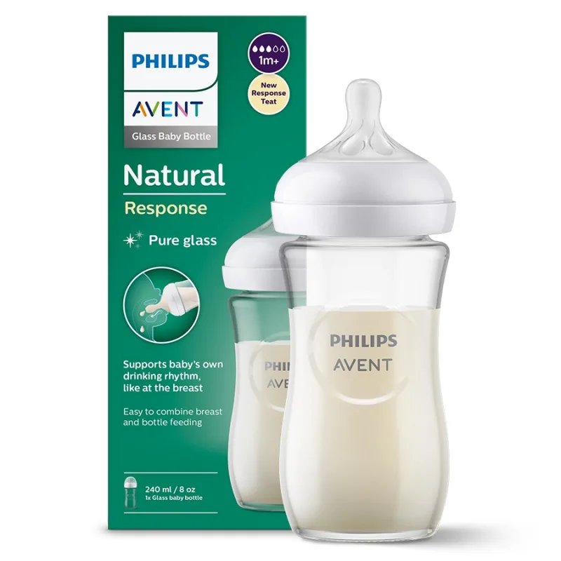 AVENT Fľaša natural response sklenená 240 ml 1 ks
