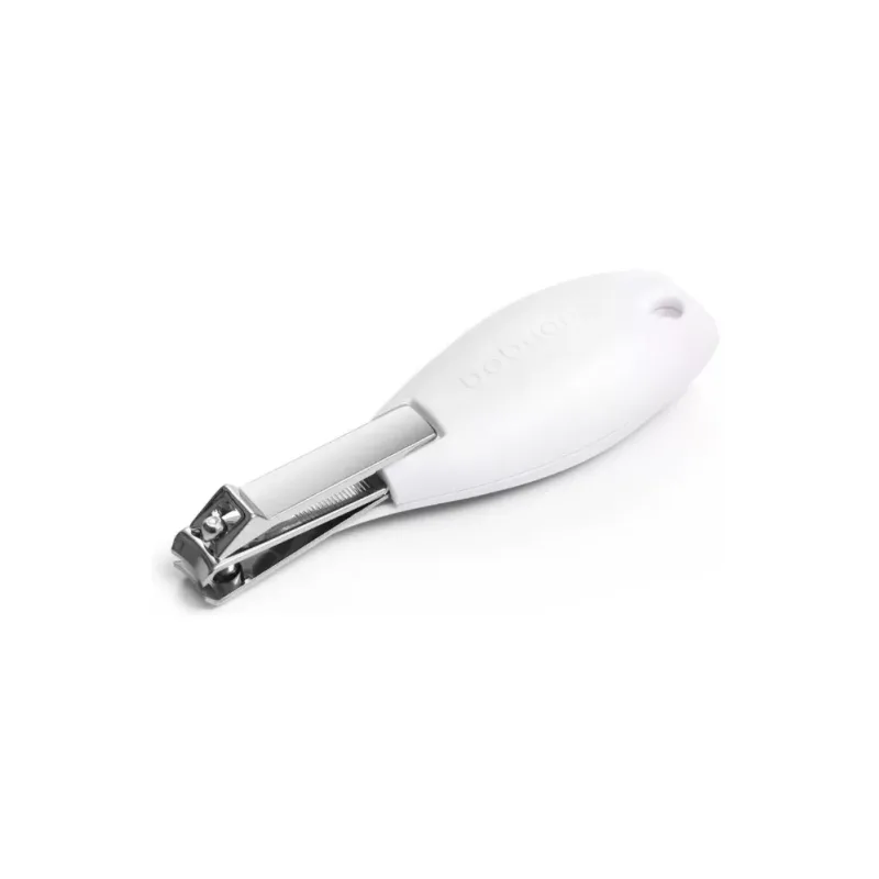 BABYONO Klieštiky na nechty biele ergonomické 1 ks