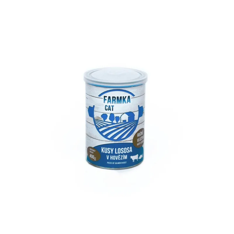 Konzerva FARMKA CAT s lososem 400g