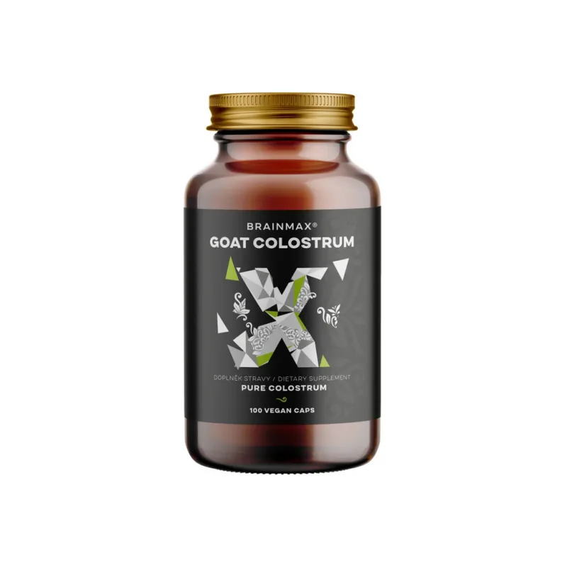 KOZÍ KOLOSTRUM 250 mg - Goat Colostrum 100 rostl. kaps. BRAINMAX