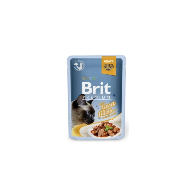 Brit Premium Cat Delicate Fillets in Gravy with Tuna 85g