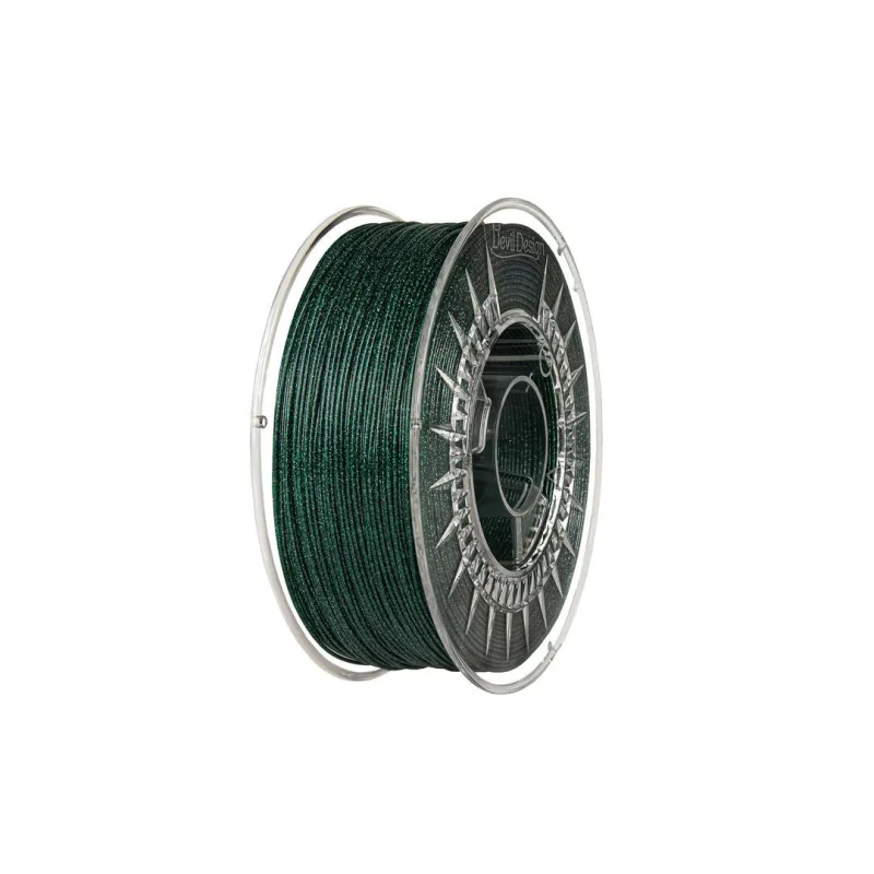 Devil Design PLA filament – galaxy zelený, 1,75 mm, 1 kg