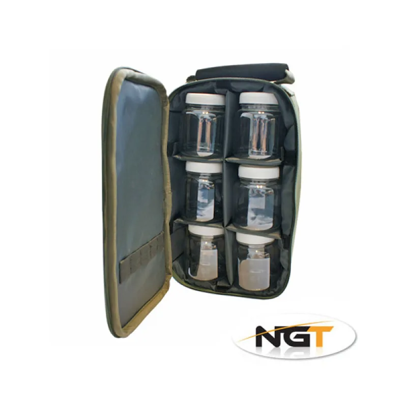 Taška NGT 6 Pot Green Glug Bag