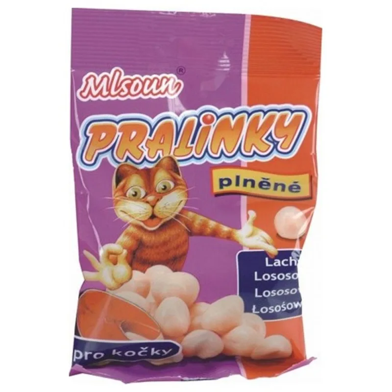 Dafiko Mlsoun Cat pralinky plněné lososem 40g