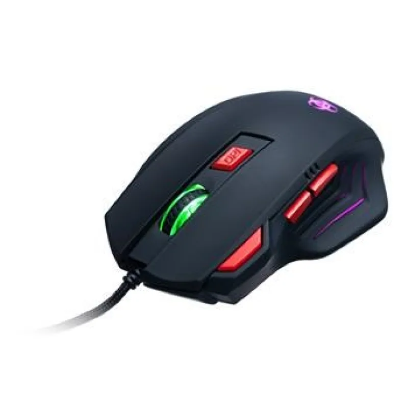 CONNECT IT BIOHAZARD myš pro hráče,LED podsvícení, 800/1600/2400/3200 DPI, USB CI-191