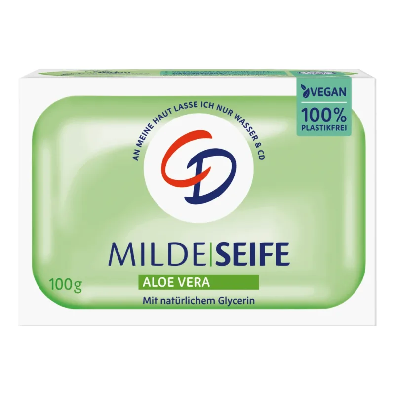 CD Jemné mýdlo s ALOE VERA pro citlivou pokožku 100g  - originál z Německa