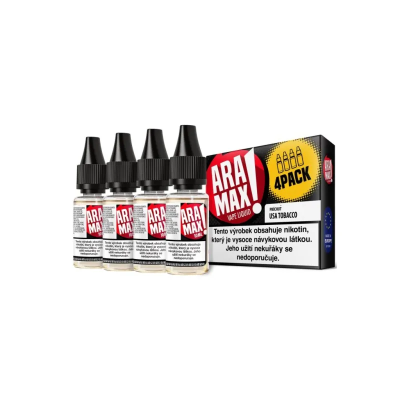 Liquid ARAMAX 4Pack USA Tobacco 4x10ml-6mg