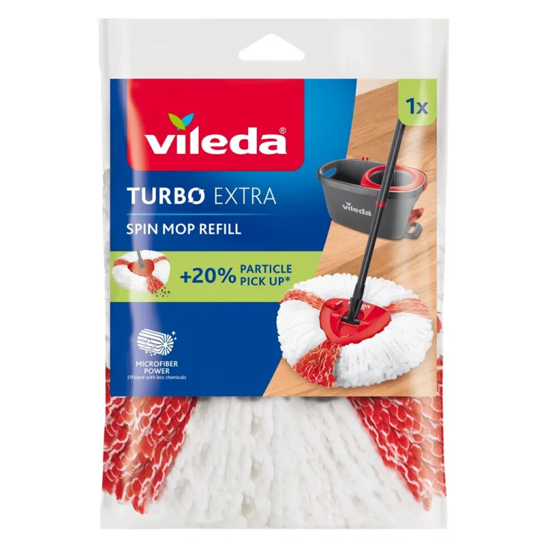 Vileda Turbo 2v1 náhrada na mop strapcový 1ks - Tvoja drogéria