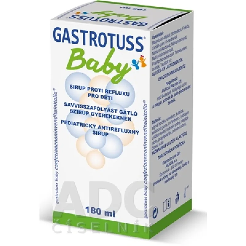 GASTROTUSS Baby sirup antirefluxný 1x180 ml