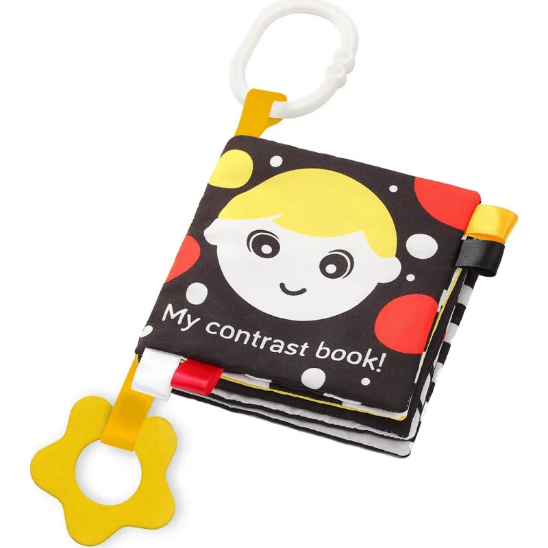 BabyOno měkká senzorická knížka My Contrast book
