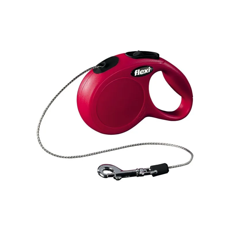 Vodítko Flexi Classic XS 3m (max 8kg) lanko červená