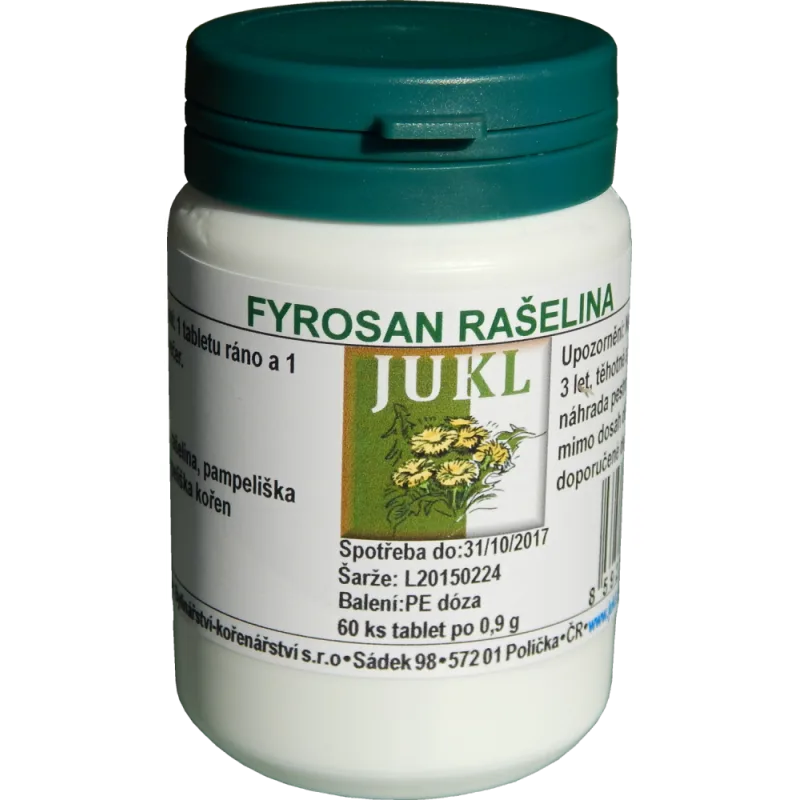 JUKL tablety Fyrosan Rašelina