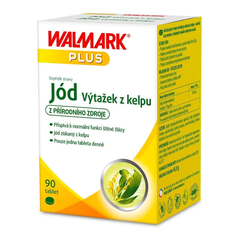 WALMARK Jód výťažok z kelpu 90 tabliet