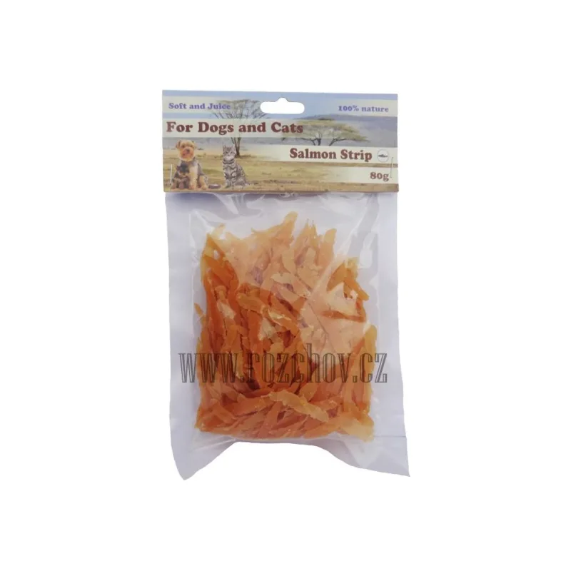 Soft D&C losos proužky cca 5cm 80g